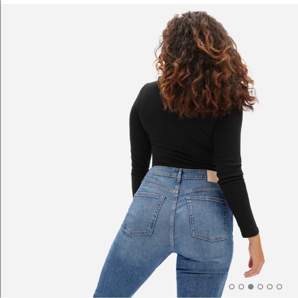 Everlane The Curvy‎ Cheeky Straight Leg Jean 32 Crop NWT - Picture 3 of 17